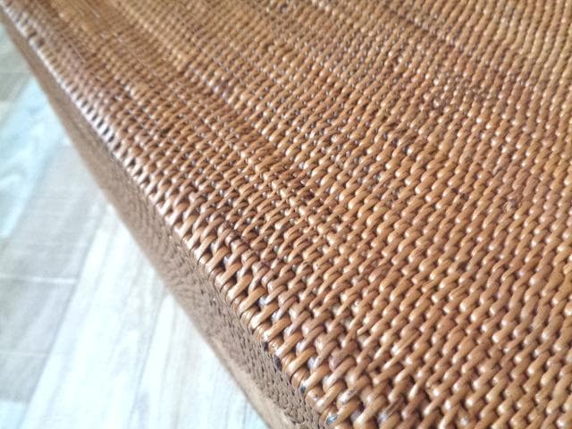 B4長方形ボックス●フタ付●柄入●アタ●バリ島●1002●特大サイズ