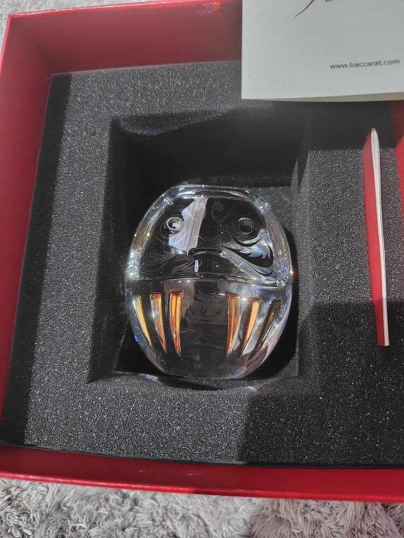 新品未使用　Baccarat バカラ ダルマ