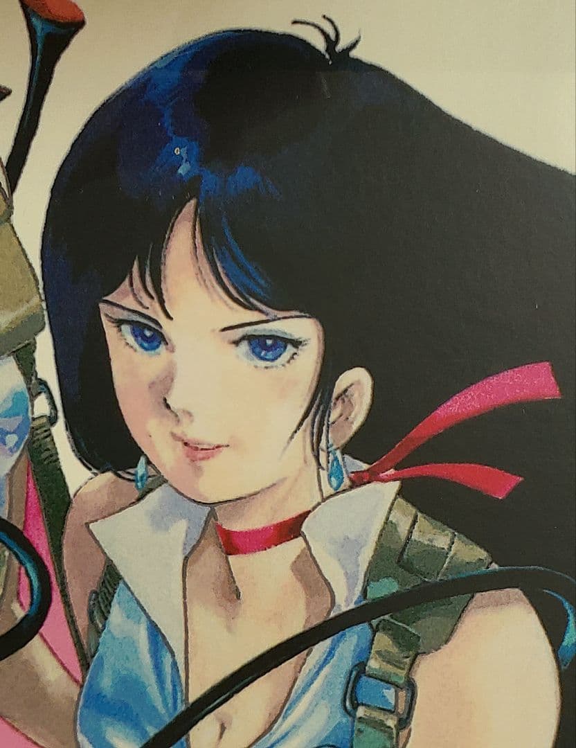 アートコレクションハウス】安彦良和直筆サイン入り版画『ダーティペア