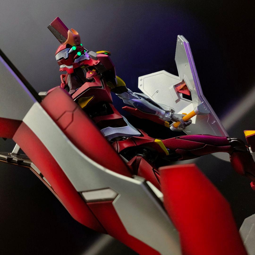 エヴァンゲリオン 弐号機 RG ESVシールド装備 アスカ 【全塗装完成