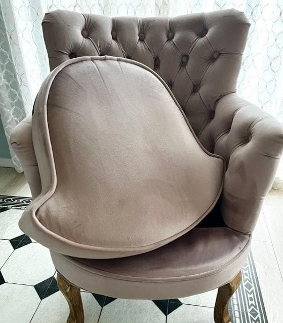 【送料込み】サラグレース風1人掛けソファ ラウンジチェア アンティーク調 猫脚