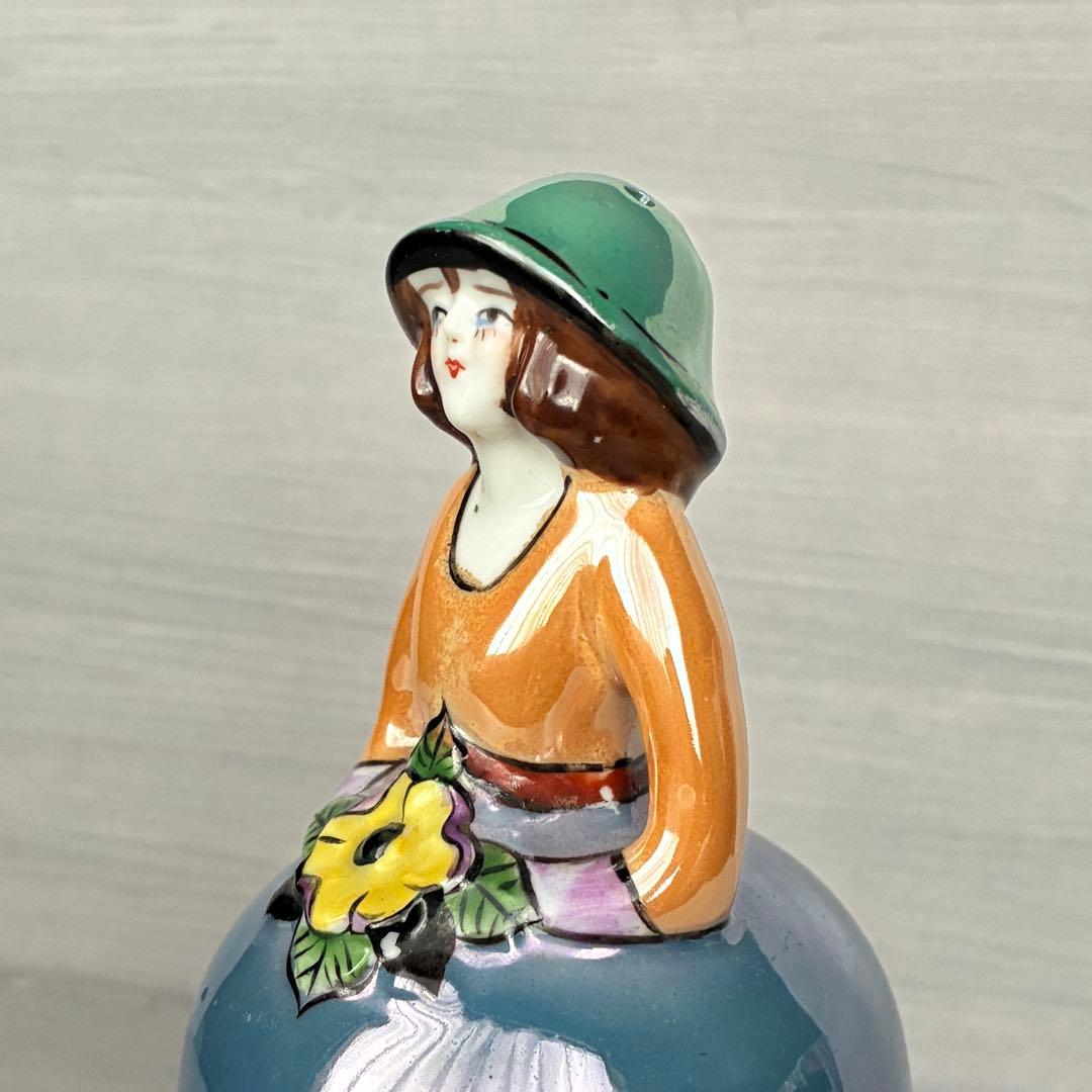 ラスター彩　パウダーシェーカー　置物　インテリア　年代物　骨董　ヴィンテージ