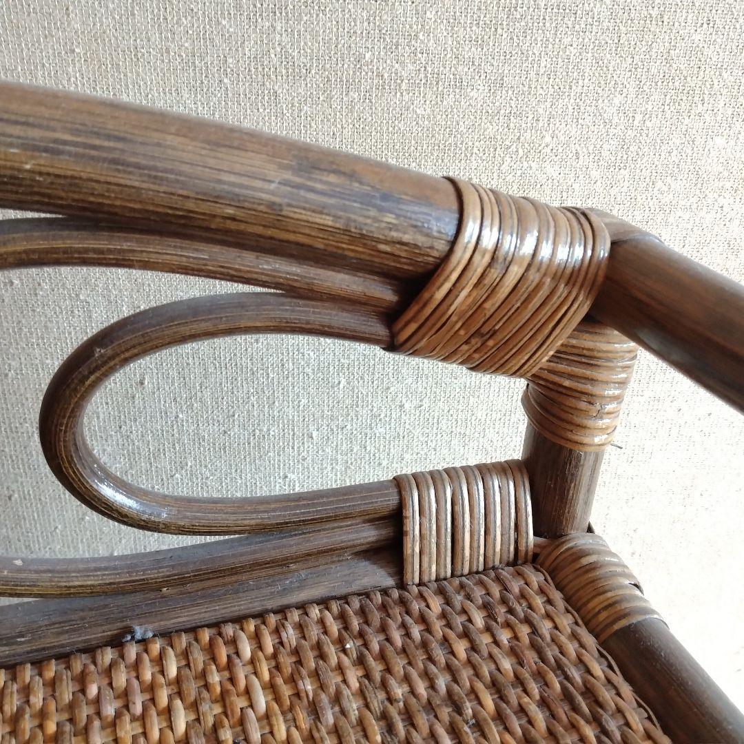 《限定特価！早めにご連絡下さい！》ウッドとラタン製（籐）の5 段チェスト