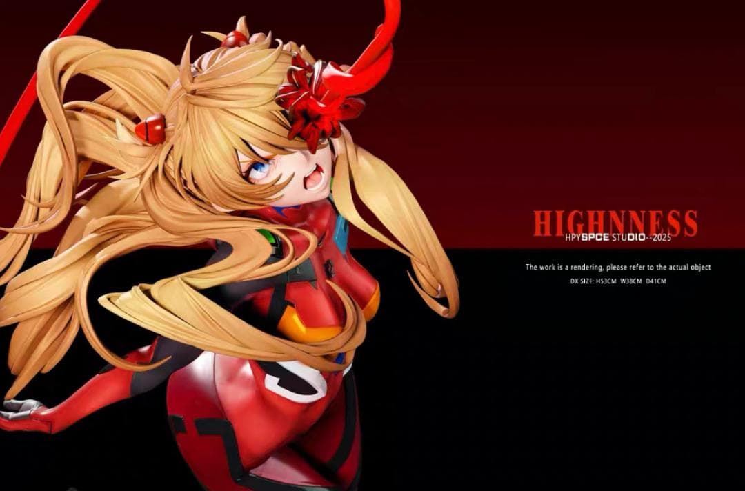 新世紀エヴァンゲリオン アスカ・おひめさま 樹脂 彫刻 フィギュア