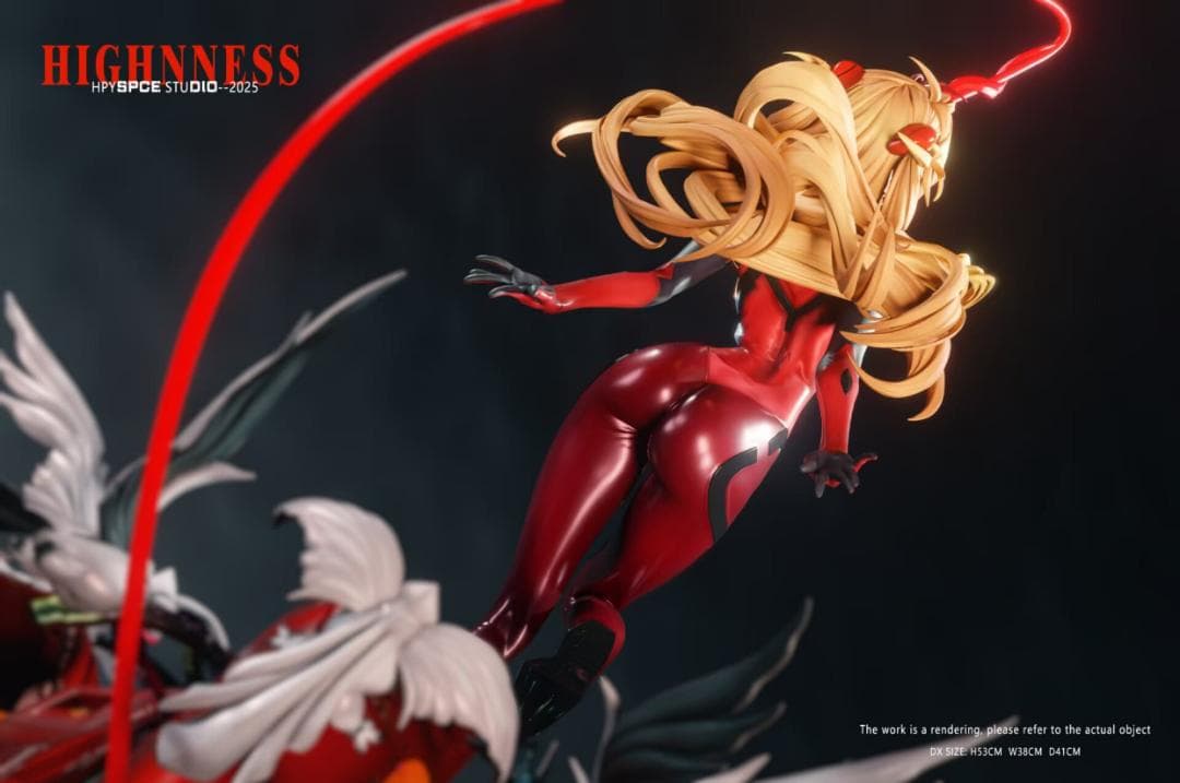 新世紀エヴァンゲリオン アスカ・おひめさま 樹脂 彫刻 フィギュア