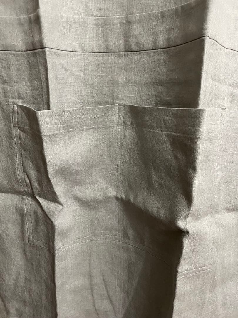 新品未使用　ミナペルホネン　エプロン ジャンパースカート　ベスト　リネン