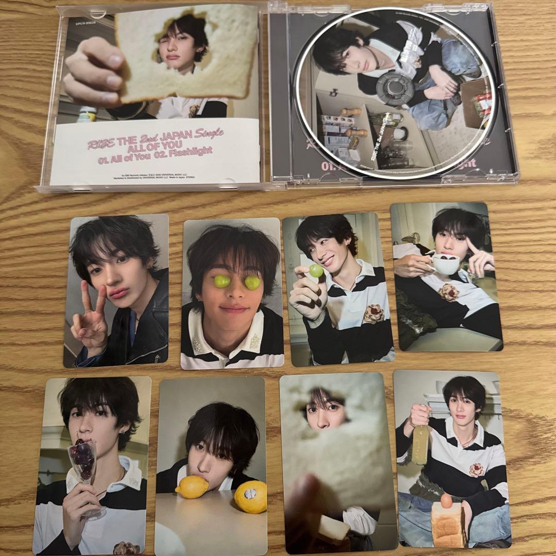 RIIZE All of You トレカ コンプ フォトカード アントン - メルカリ