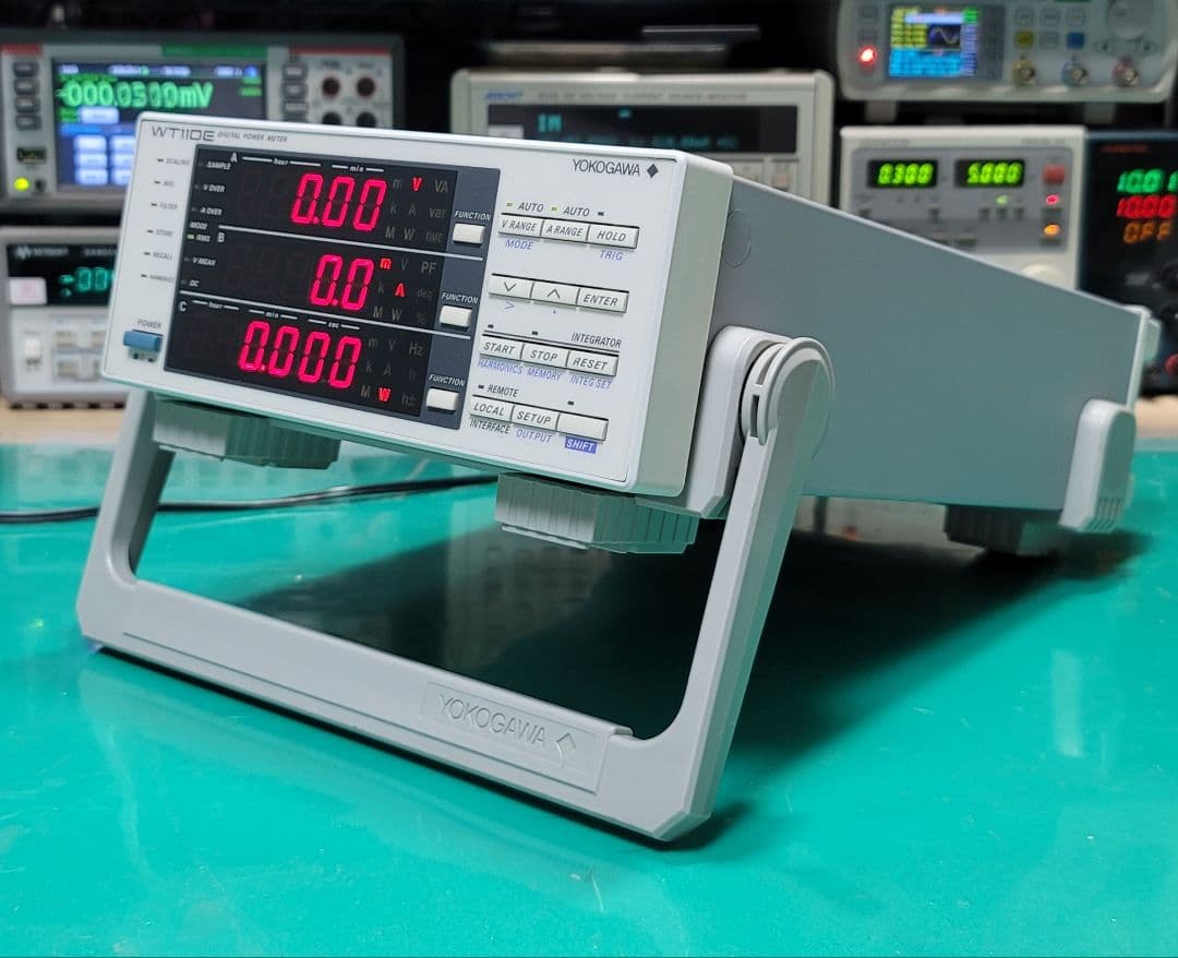 Yokogawa デジタルパワーメーター 15V-600V 500mA-20A