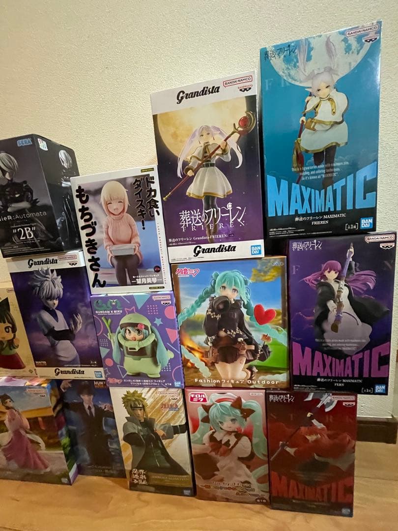 最新　人気　プライズ　フィギュア　14点　まとめ　フリーレン　ナルト　猫猫　他