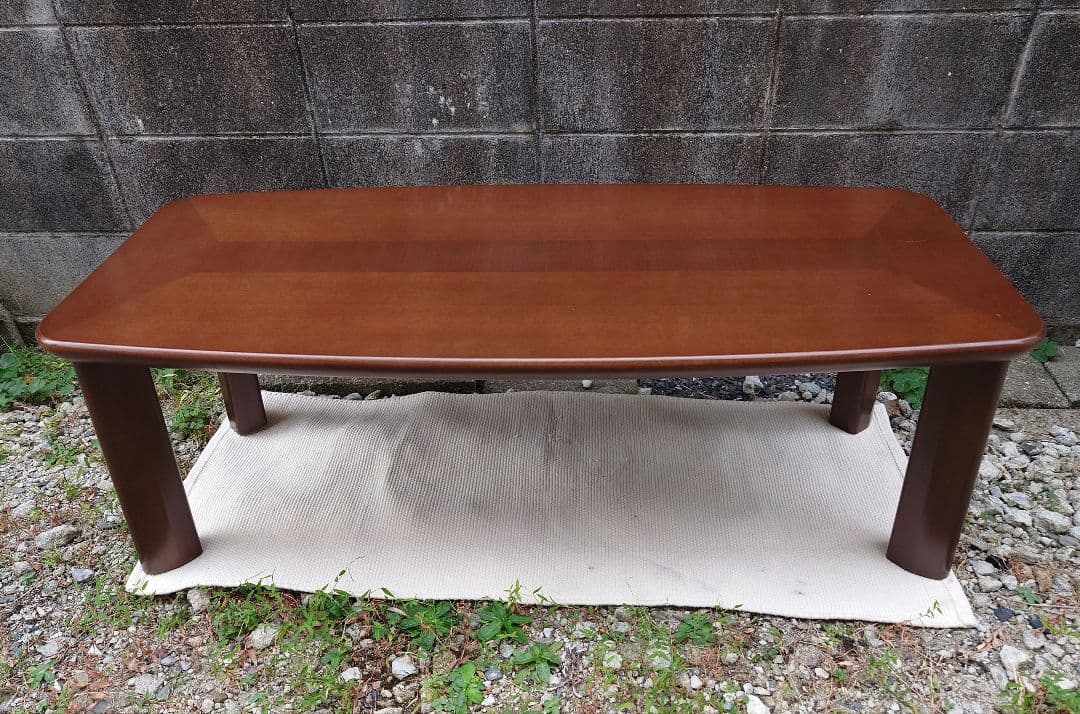 天然木 テーブル 冨士ファニチア 机 卓袱台 ちゃぶ台 センターテーブル 無垢