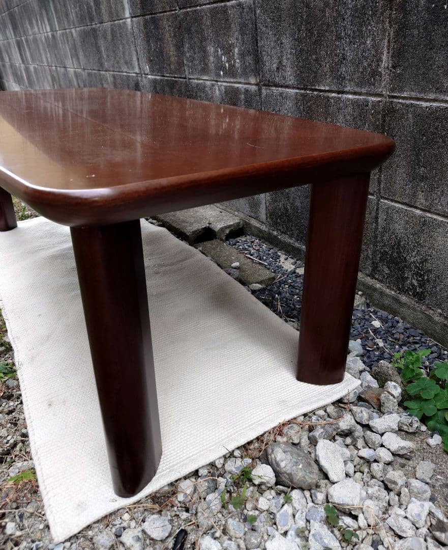 天然木 テーブル 冨士ファニチア 机 卓袱台 ちゃぶ台 センターテーブル 無垢