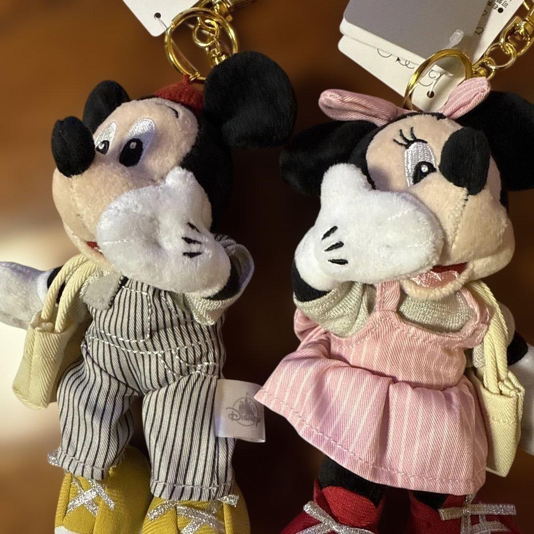 ディズニーストア 立川立飛限定 ミッキー＆ミニー キーホルダー