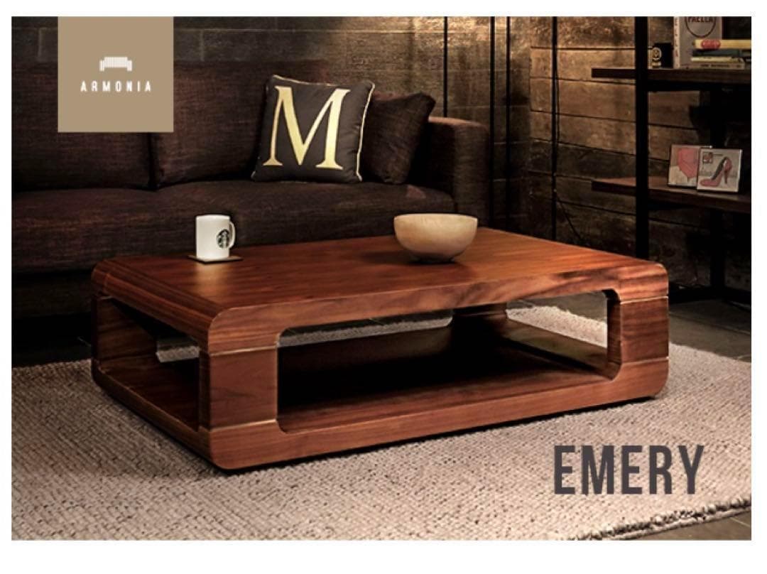 Armonia アルモニア　ローテーブル　ブラウン　120cm×70cm