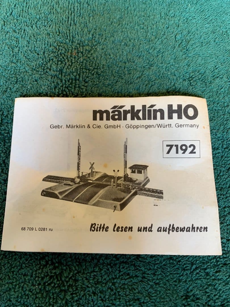 入手不可能メルクリンHOドイツ国鉄踏切セットNo7192 廃番品 - メルカリ