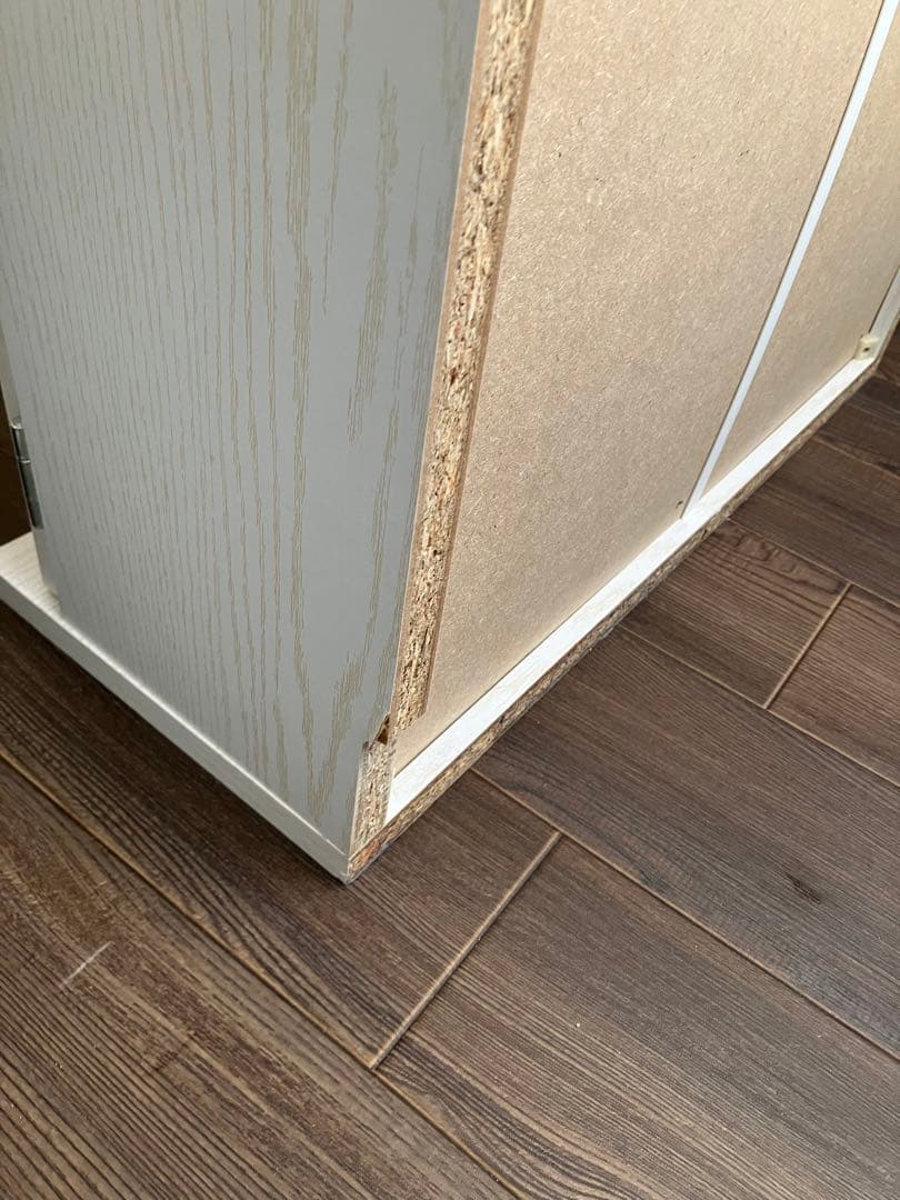 ホワイト 4段本棚 収納棚