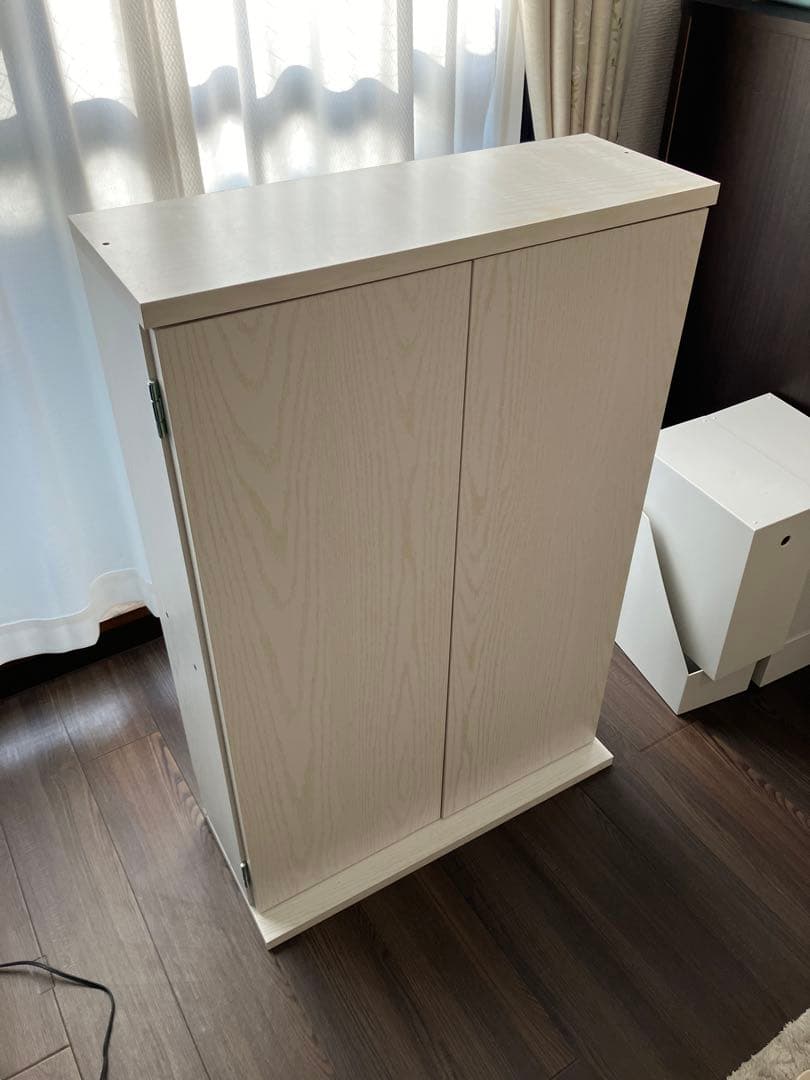 ホワイト 4段本棚 収納棚