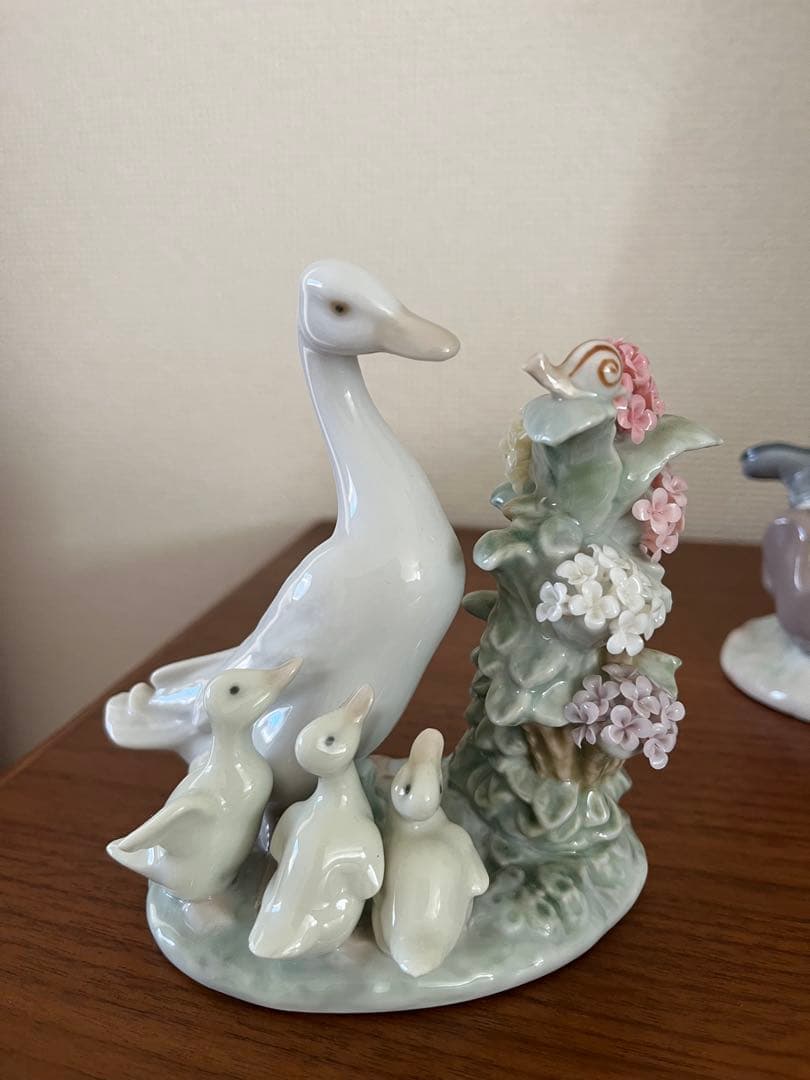 本日まで出品！リヤドロ　かたつむりとアヒルたち