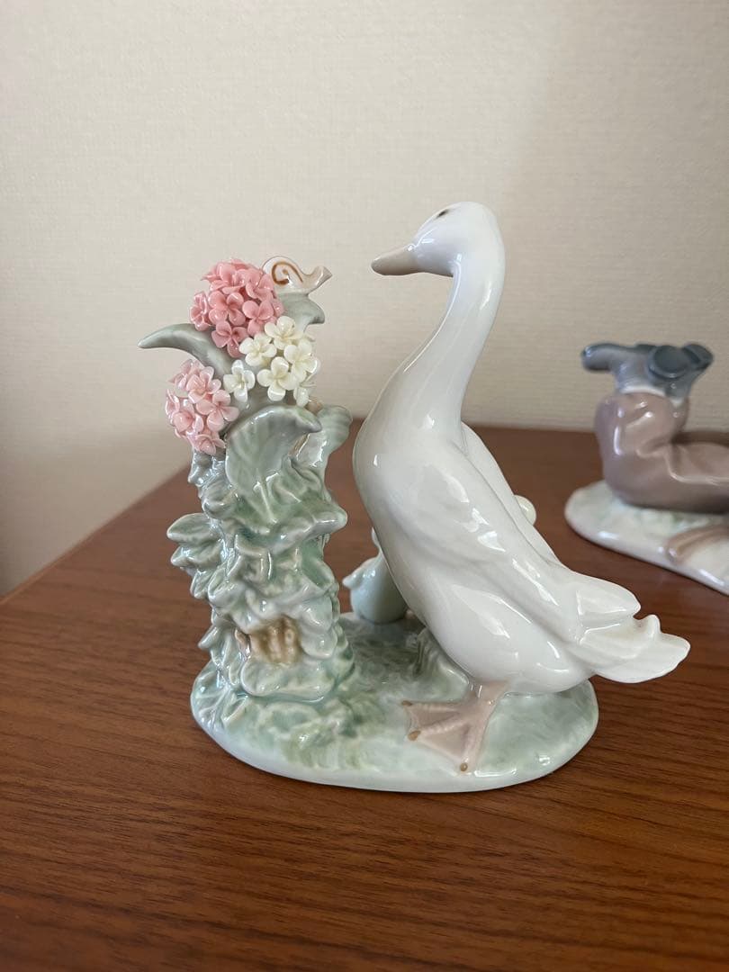 本日まで出品！リヤドロ　かたつむりとアヒルたち