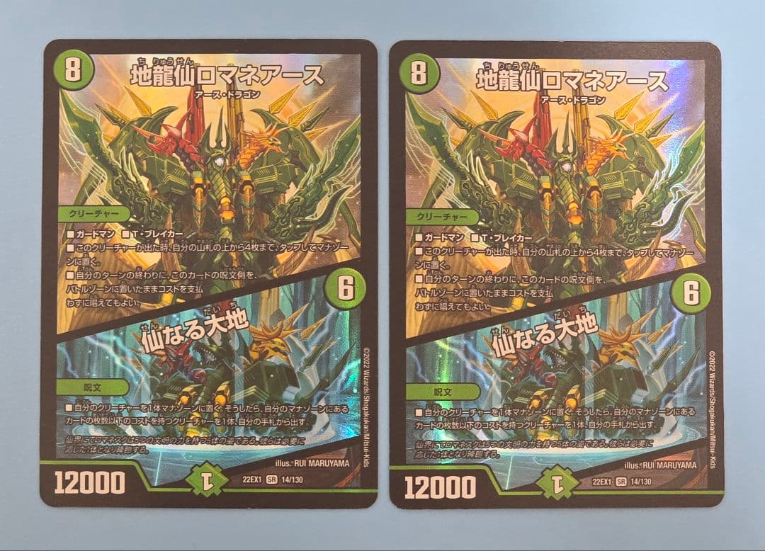 地龍仙ロマネアース/仙なる大地 22EX1 SR 14/130 ×2枚 - メルカリ
