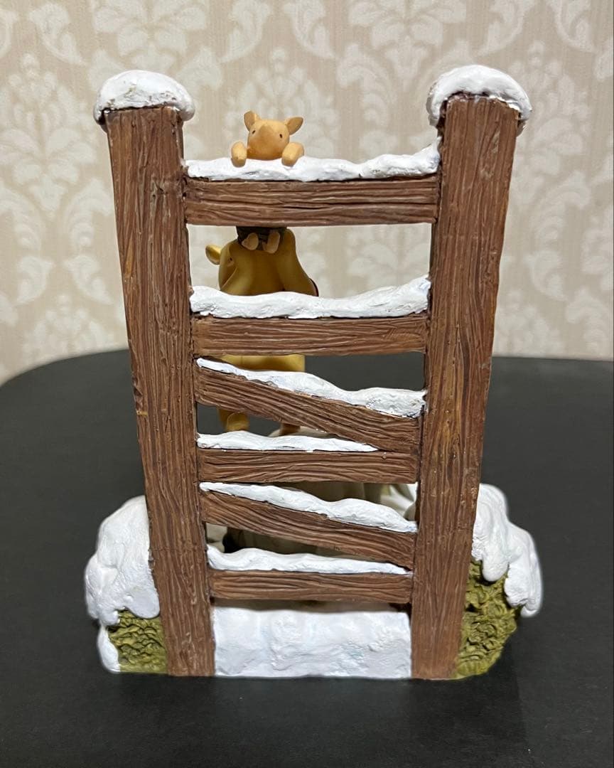 クラシックプー ブックエンド 本立て 置物 - メルカリ