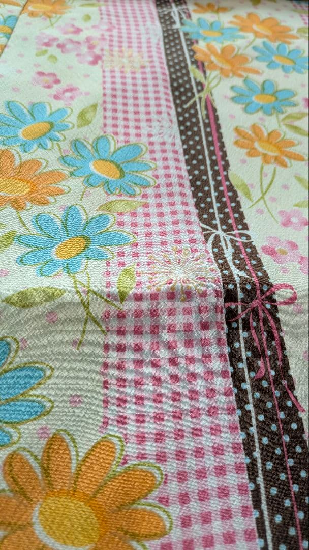 7歳　ぷちぷり・デイジーラバーズ　七五三　お着物フルセット