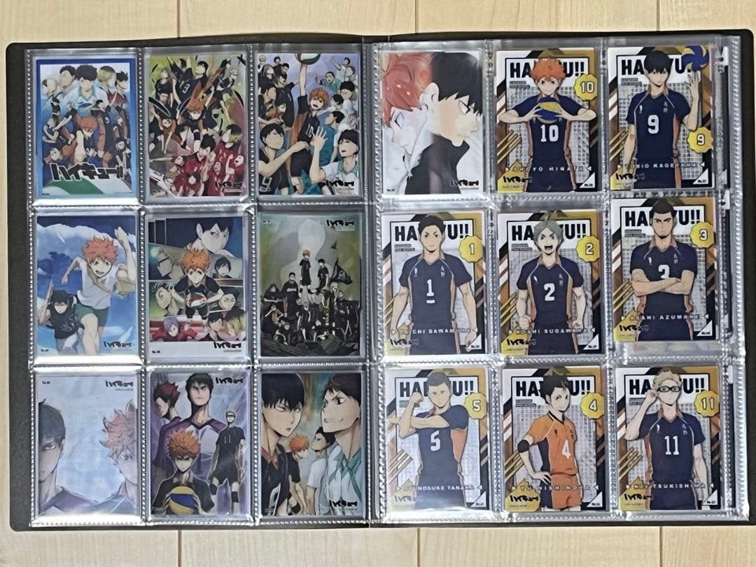 ハイキュー クリアカードコレクション1・2・3・4 全174種＋特典3枚 黒