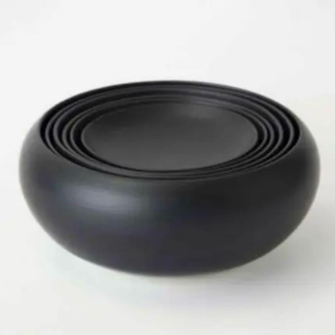 2セットおまとめ茅乃舎　オリジナル　有田焼　応量器　黒　鉄鉢料理