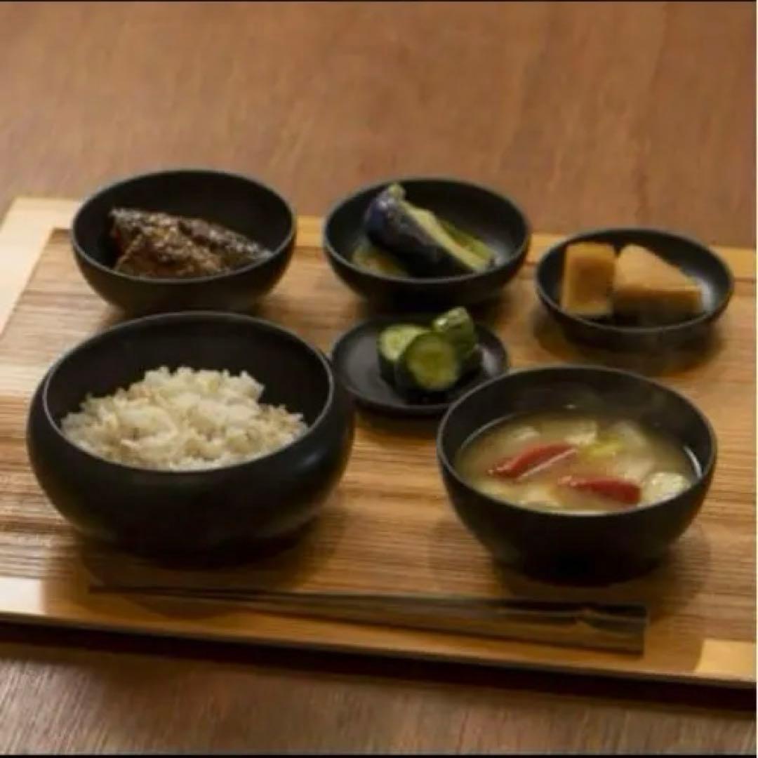 2セットおまとめ茅乃舎　オリジナル　有田焼　応量器　黒　鉄鉢料理