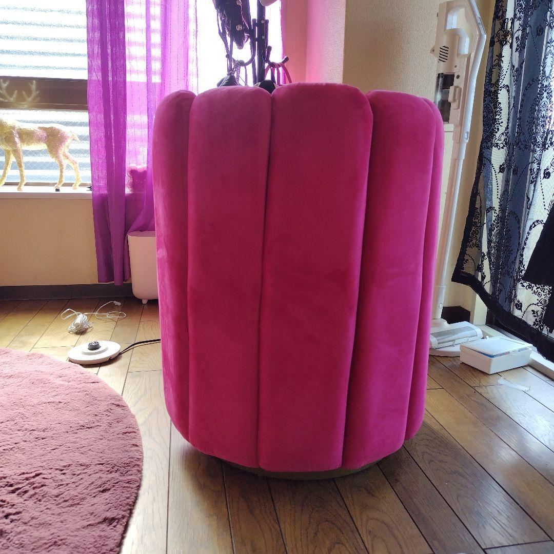 ベルベットピンクチェア