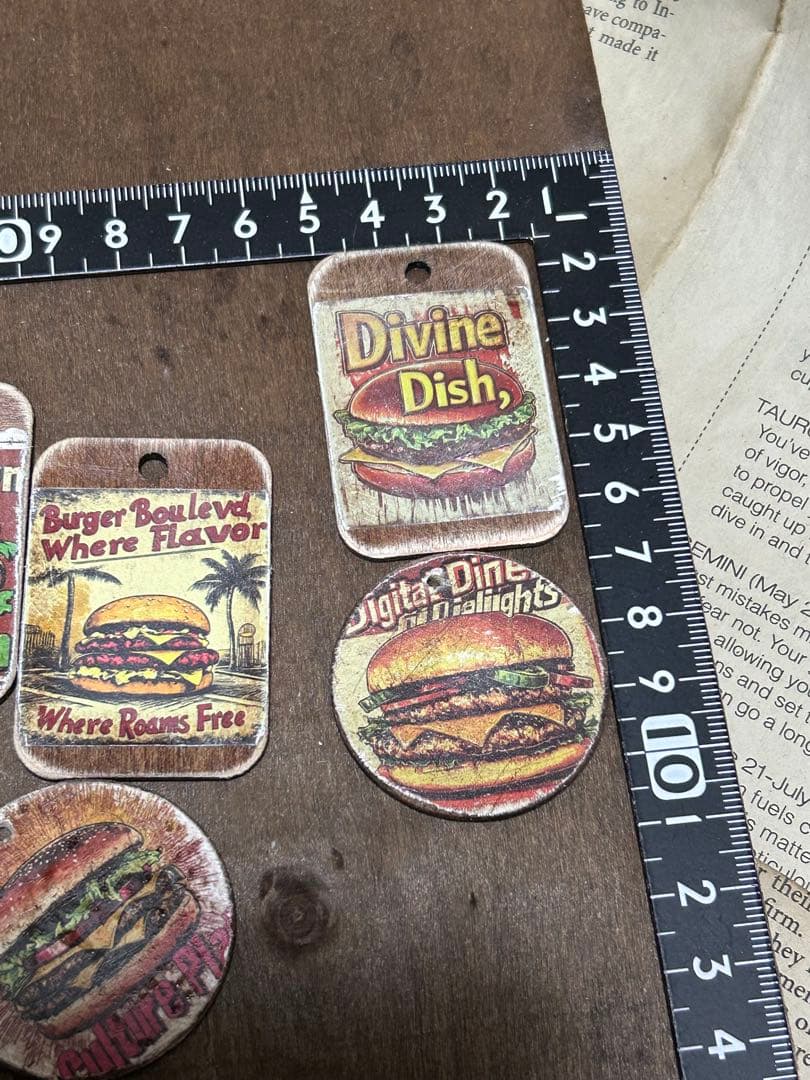 ウッドタグアメリカンハンバーガーNo.786