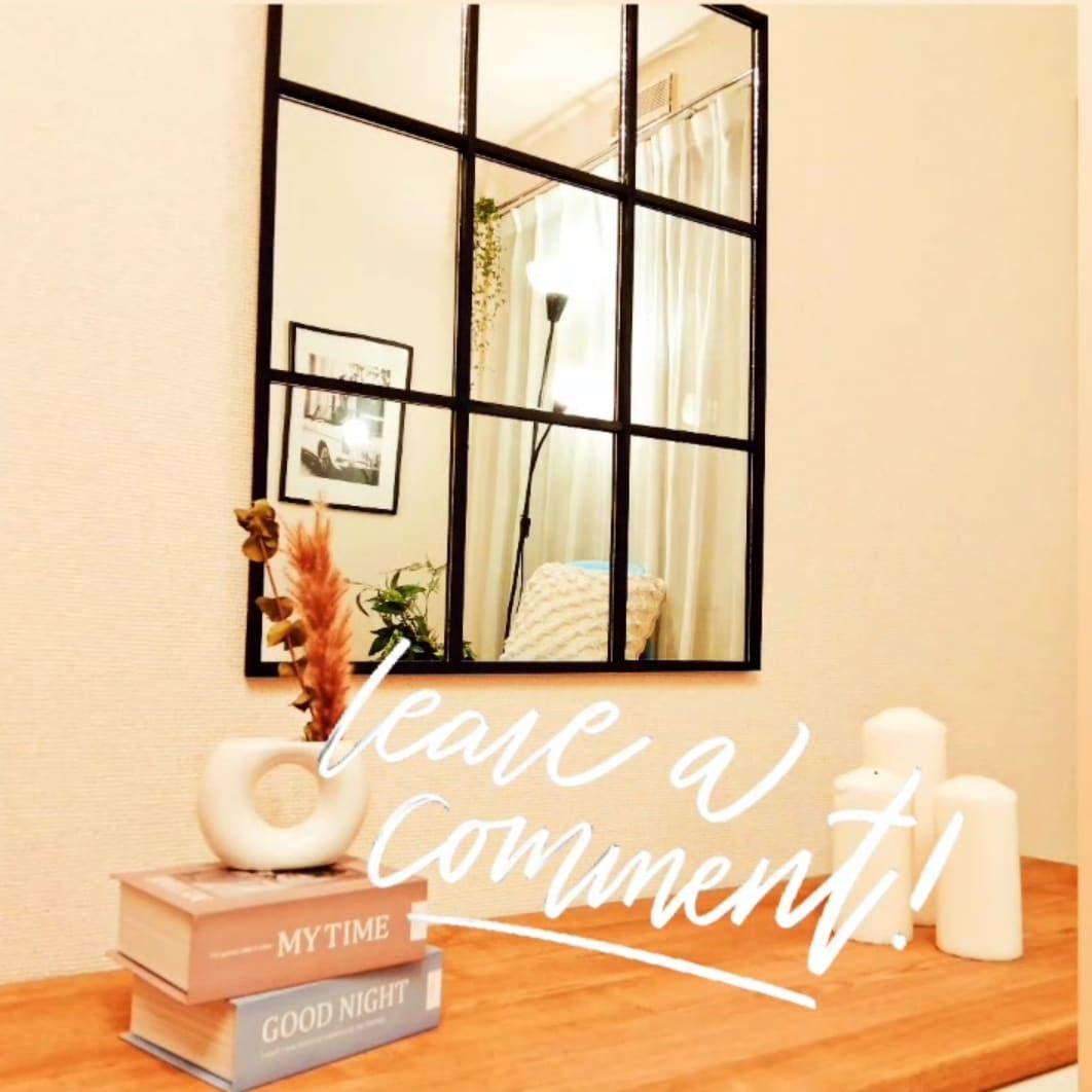 12枚ミラー　壁掛け式　立て掛け式　姿見　海外風　格子窓　講師　海外風　韓国