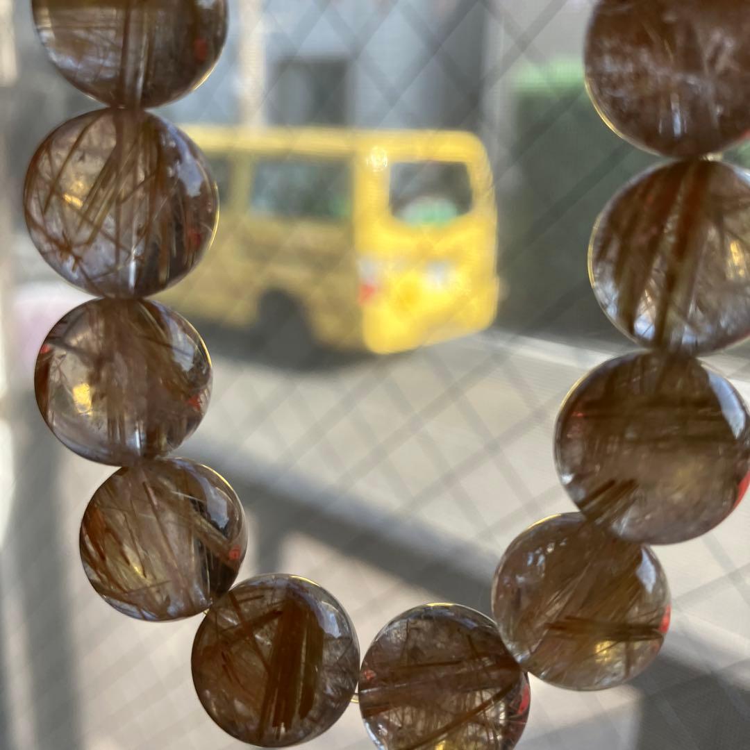 ルチルクォーツ大粒14ミリ球 大幅にお値引、購入価格158000円です。