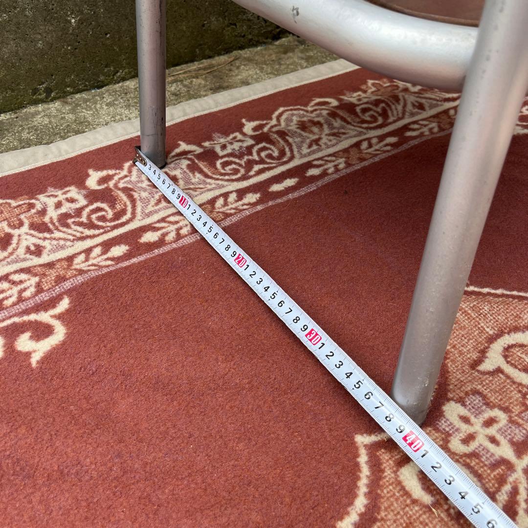 高強度 古家具◾️パイプフレーム×木製天板 3段 飾り台 ディスプレイ台 花台