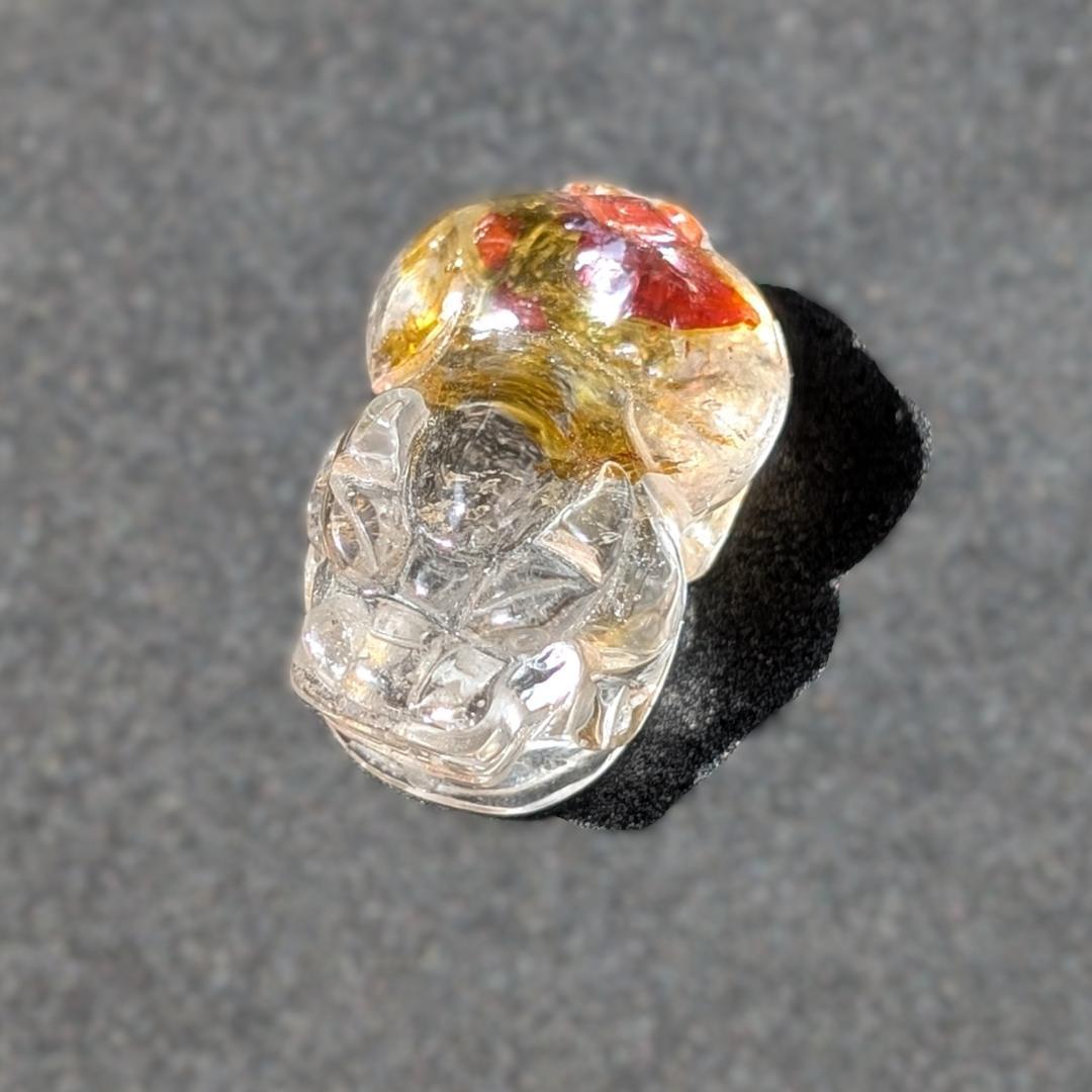 ライモナイトインクォーツ オーロラ入り貔貅 成功へと導くパワーストーン オブジェ