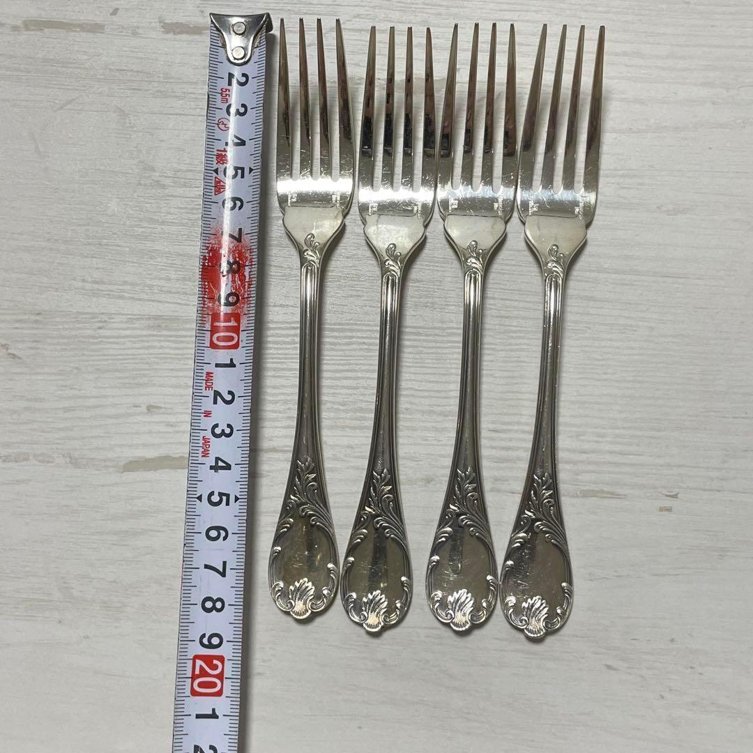 クリストフル✨マルリー✨フォーク 4本セット シルバーコーティング