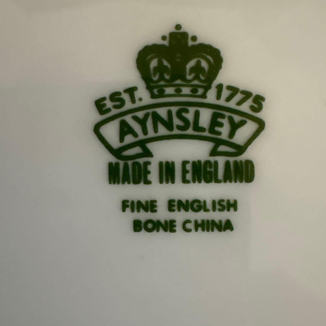 希少 Aynsley ヴィンテージ ディナー プレート アンティーク - メルカリ