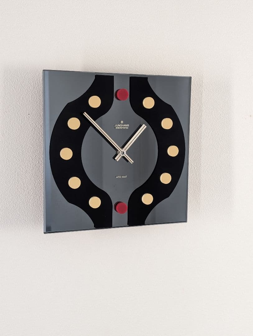 60's-70's ユンハンス スペースエイジ ポストモダン ジャンク 掛け時計