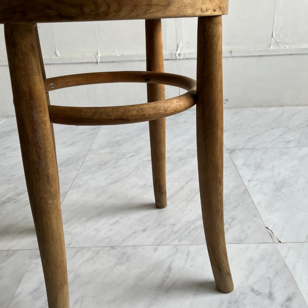 希少 ヴィンテージ レトロ 古い椅子 秋田木工 スツール 木製スツール