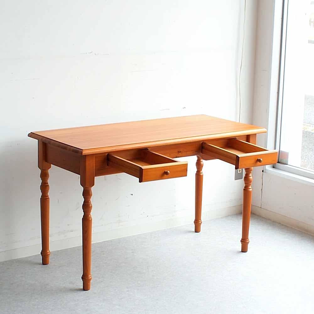 パイン材 ワークデスク 120cm カントリー ZR24449