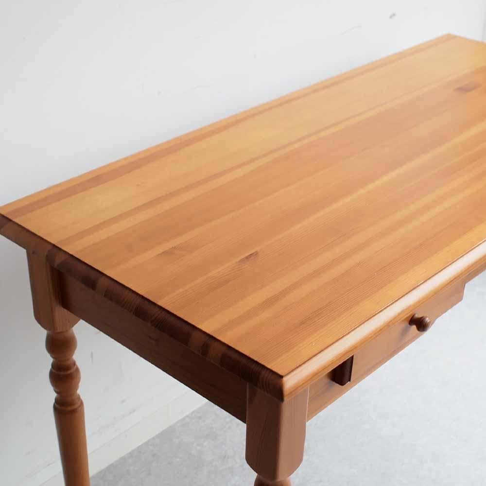 パイン材 ワークデスク 120cm カントリー ZR24449