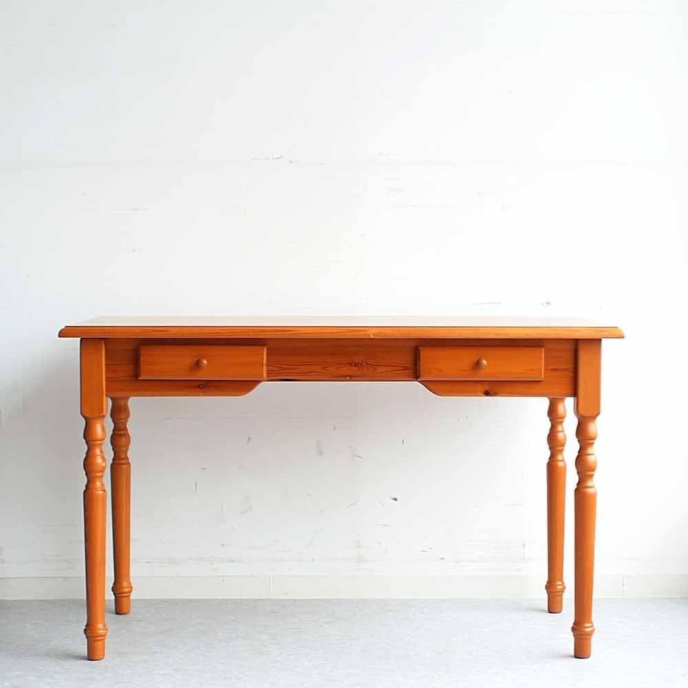 パイン材 ワークデスク 120cm カントリー ZR24449