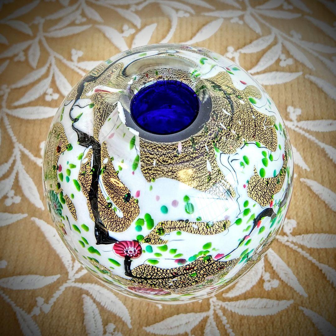 黒木国昭「光琳」花瓶中型(13.5cm)