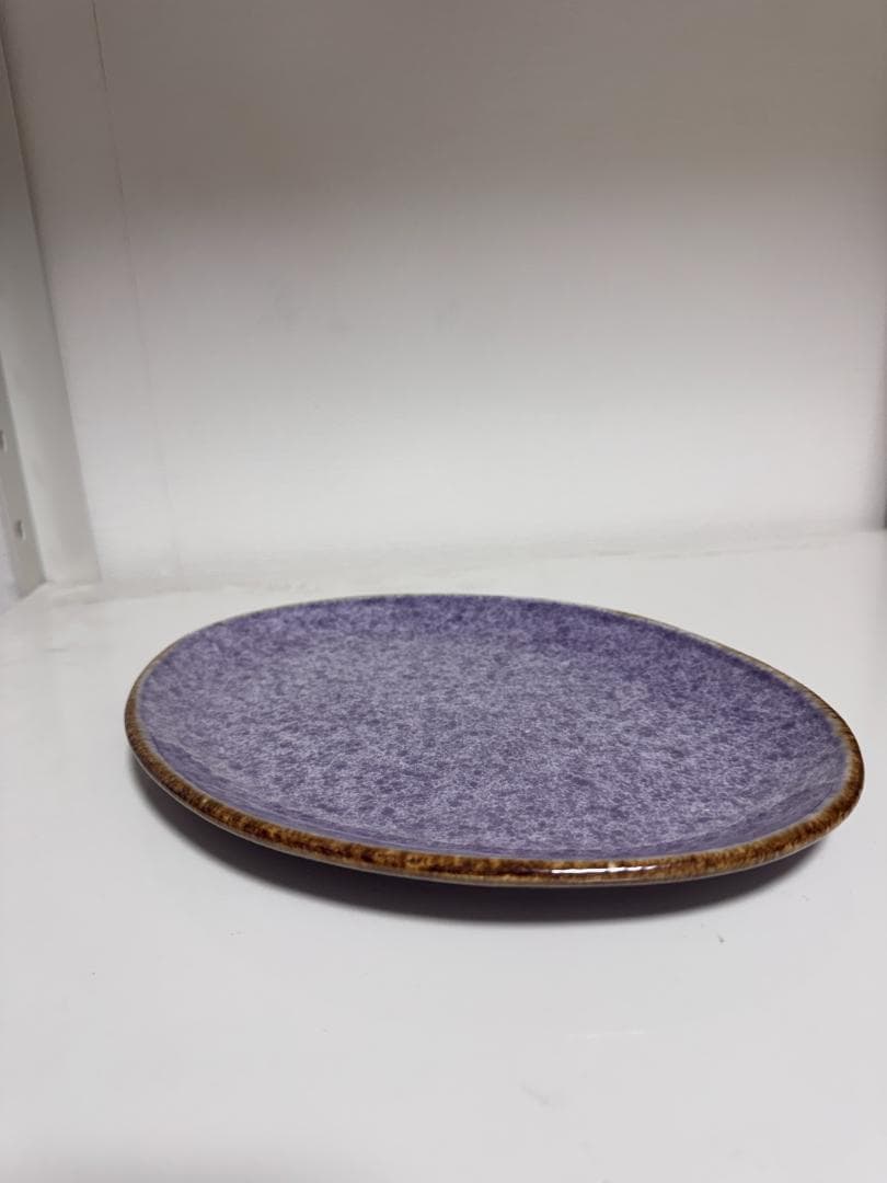 11枚セット ANFORA カボ パープル 紫 楕円型 おしゃれ (バラ売相談)