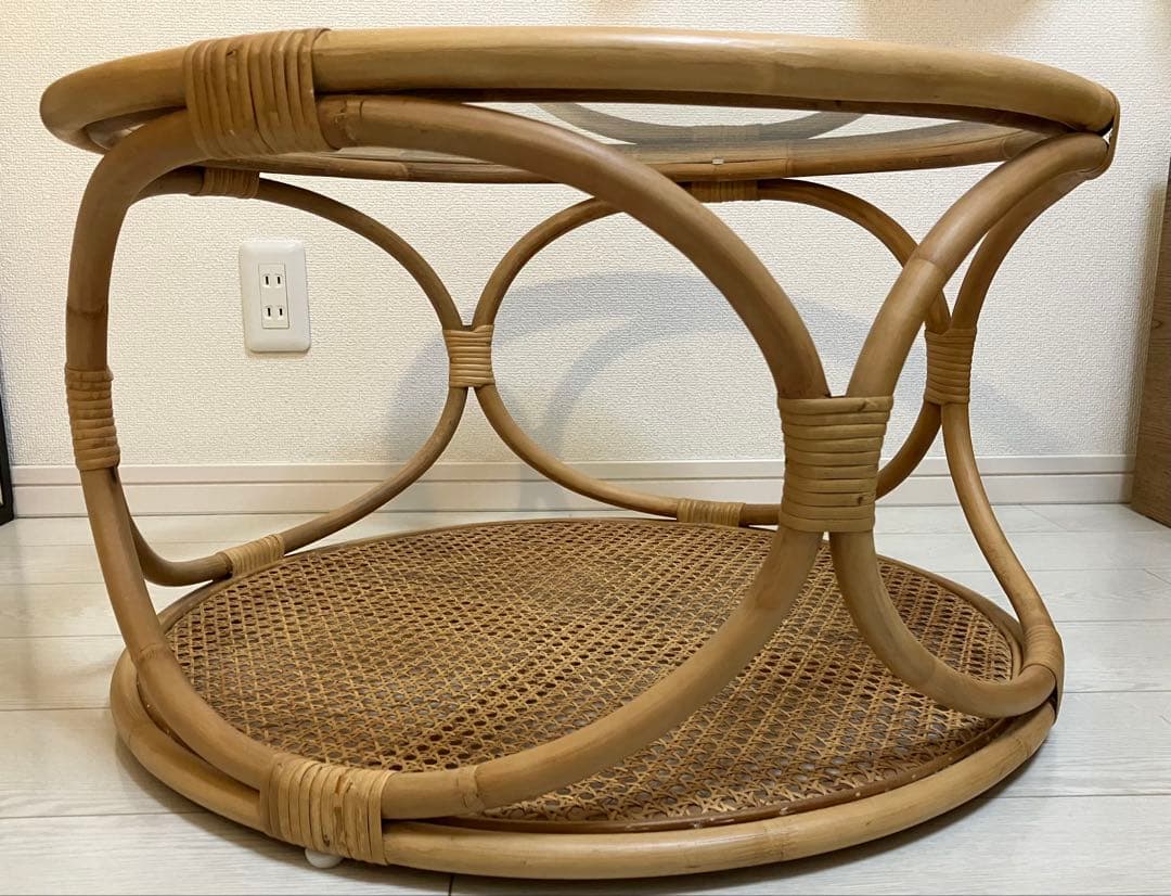 【unico】WEAVA（ウィーバ）ローテーブル Φ650