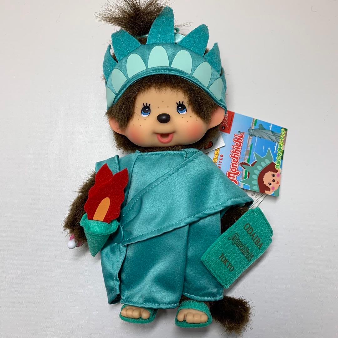 新品 東京限定 お台場 自由の女神 モンチッチ monchhichi 868