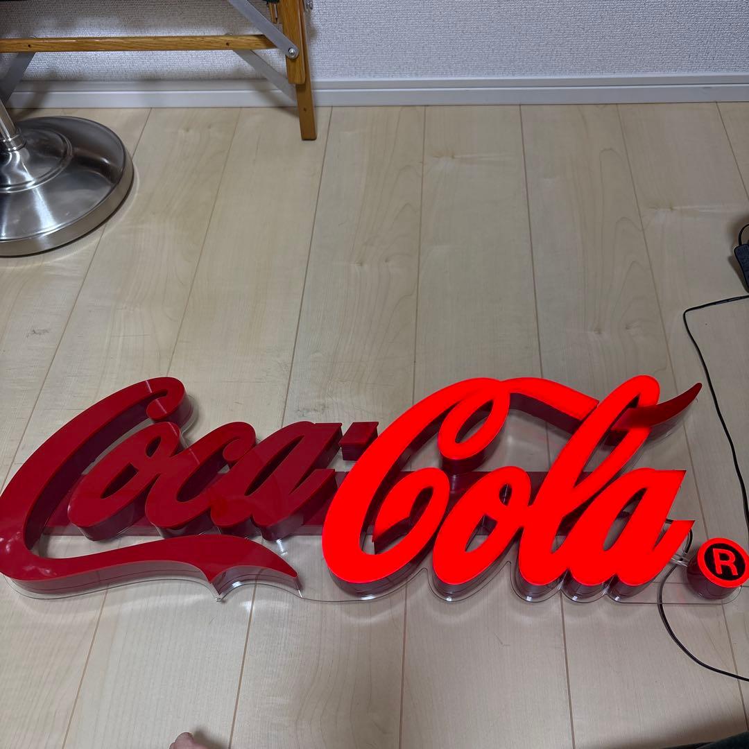 Coca-Cola アクリルロゴサイン 約60cm