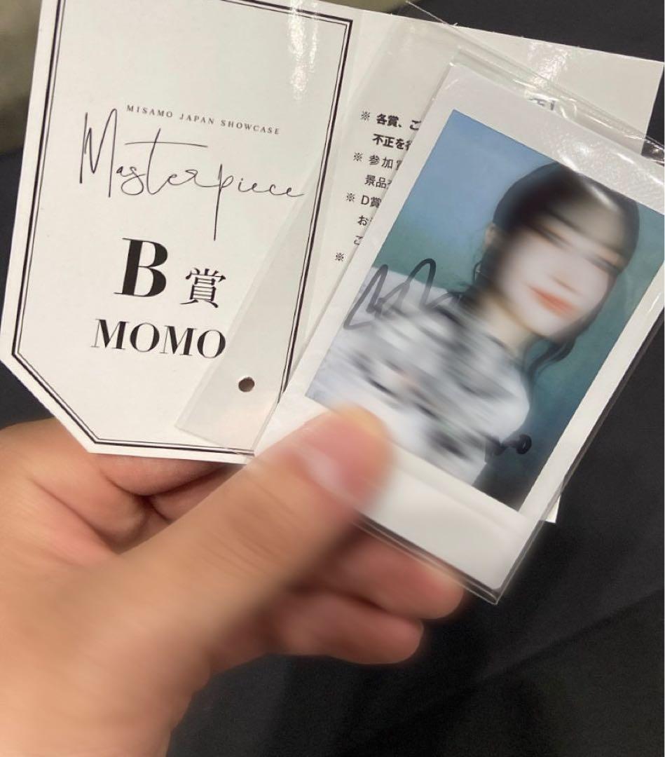 最終値下げ MISAMO MOMO 直筆サイン入りチェキ
