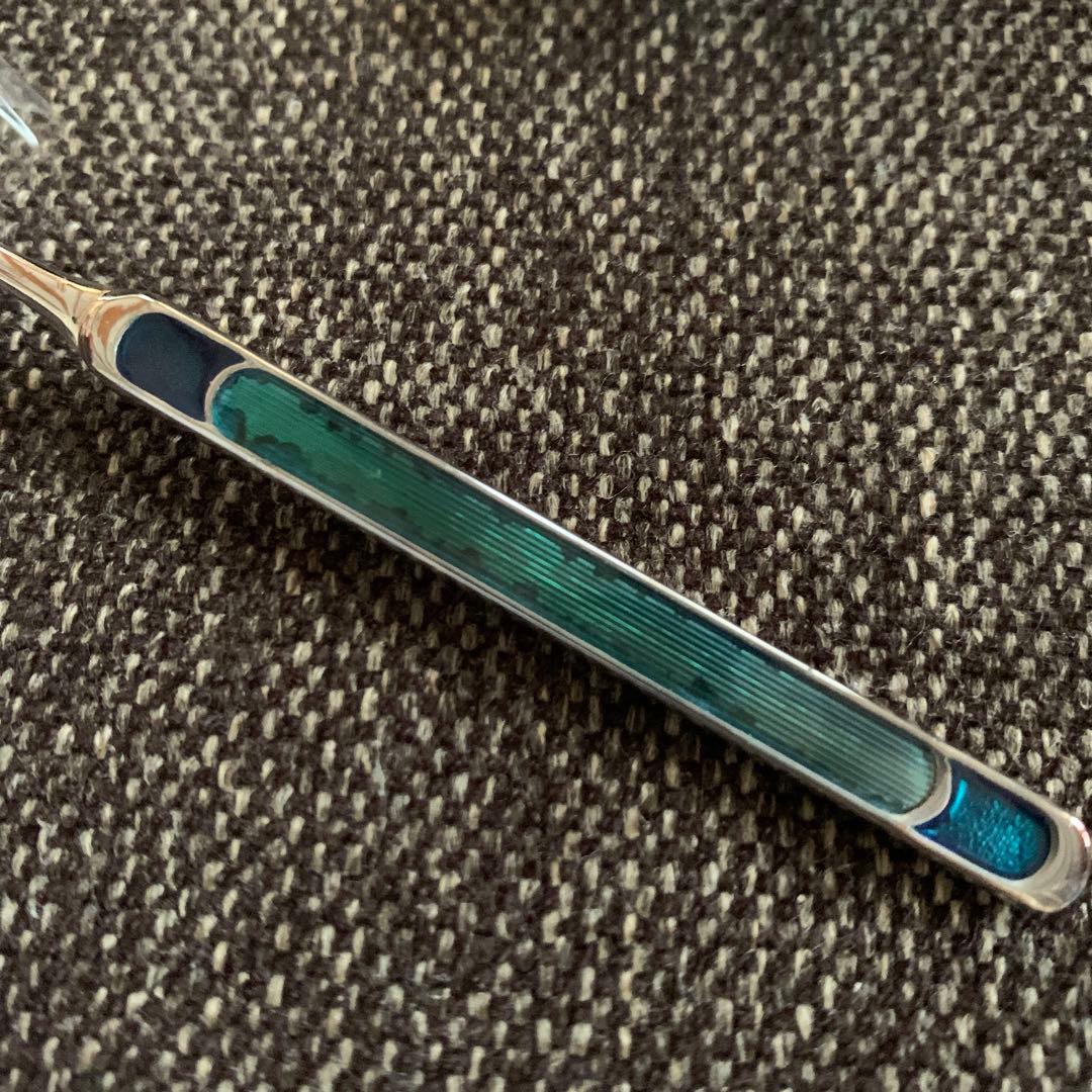 ニッケルシルバー　アンティークコーヒースプーン6本