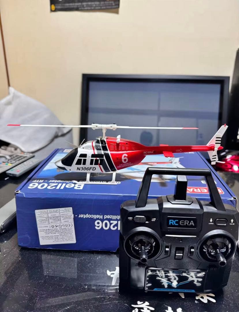 ERA ジェットレンジャー 6 軸ジャイロ ラジコンヘリ - メルカリ