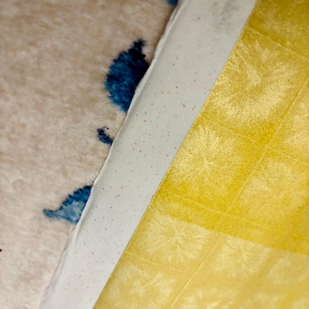 美濃和紙 友禅染 大判アート 2枚セット（花鳥／平安絵巻） 絵画 日本画